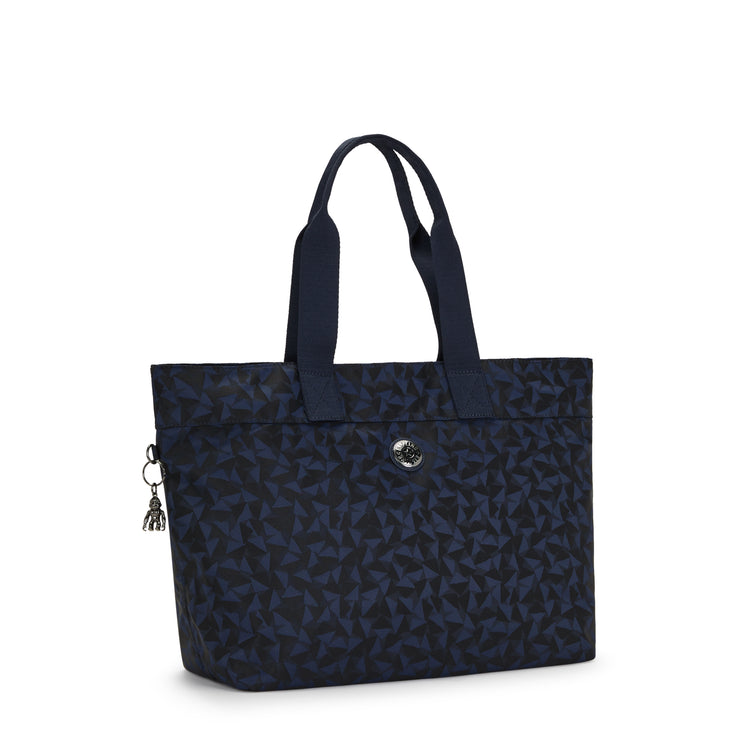 Kipling Large Tote Female Endless Navy Jacquard Colissa