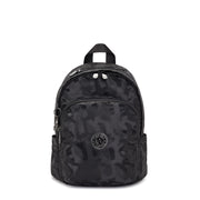 KIPLING Medium Backpack Female Black 3D K Jacquard Delia