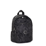 Kipling Medium Backpack Female Black 3D K Jacquard Delia