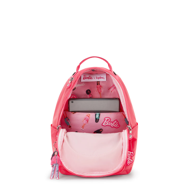 Kipling Small Backpack (With Laptop Protection) Female Lively Pink Seoul S