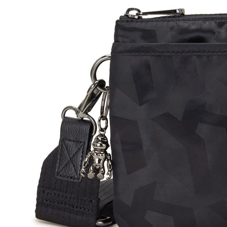 Kipling Small Crossbody (With Removable Strap) Female Black 3D K Jacquard Riri