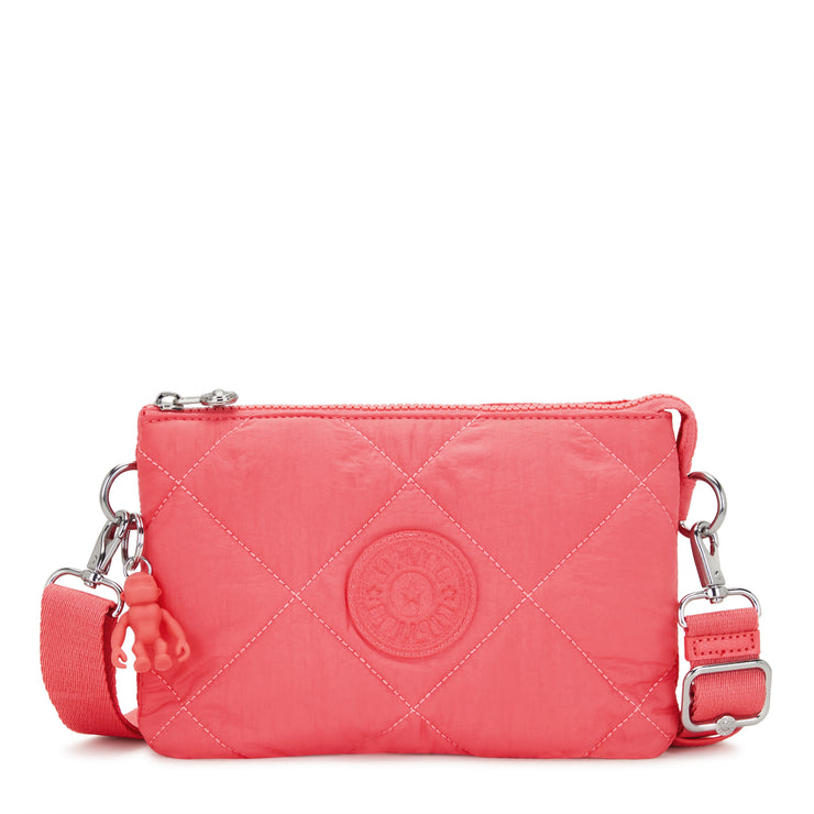 KIPLING Small Crossbody Female Cosmic Pink Quilt Riri