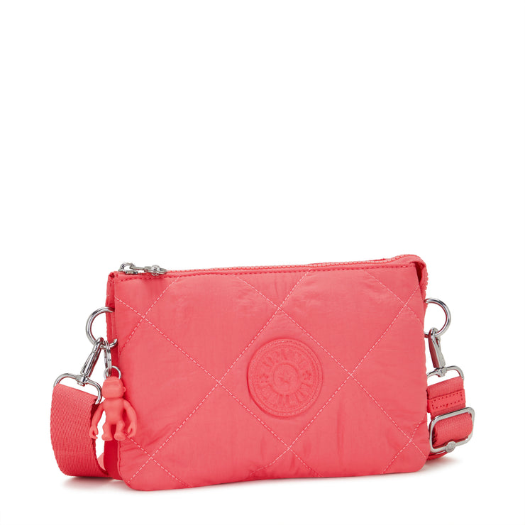 Kipling Small Crossbody Female Cosmic Pink Quilt Riri