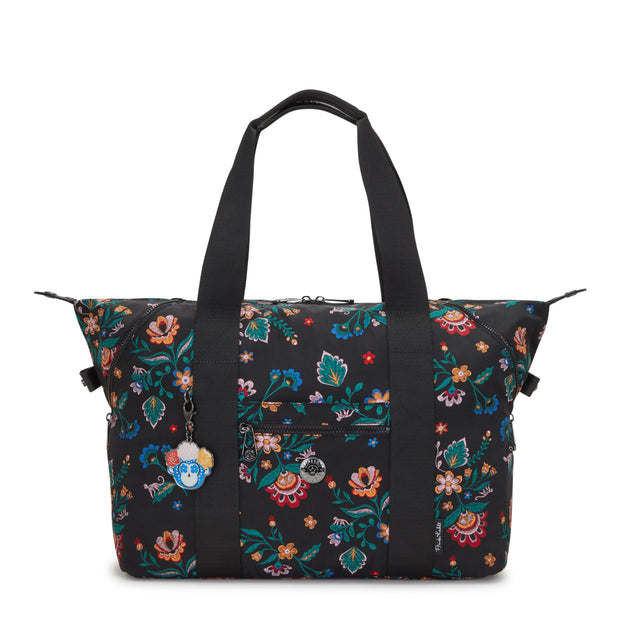KIPLING Large Tote Female Frida Kahlo Floral Art M