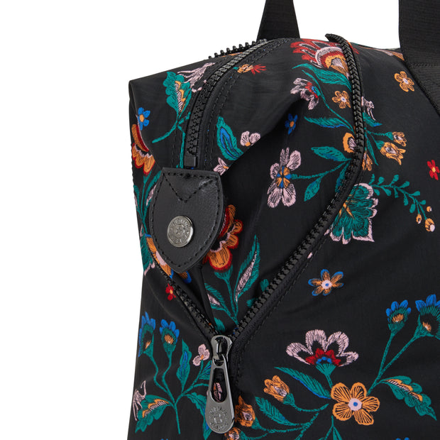 Kipling Large Tote Female Frida Kahlo Floral Art M