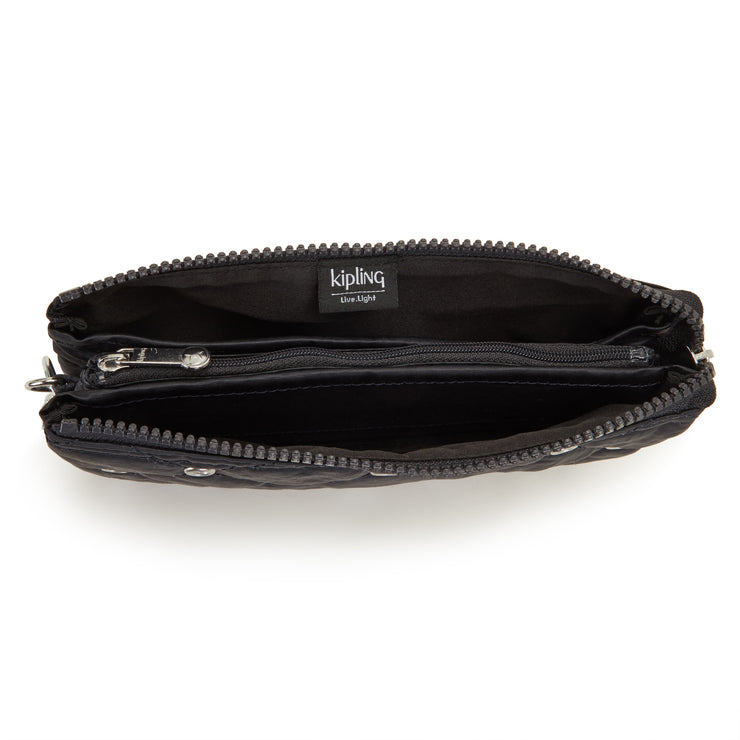 Kipling Extra Large Purse (With Wristlet) Female Eyelet Black Creativity Xl  -  I7841-2HC