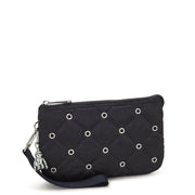 Kipling Extra Large Purse (With Wristlet) Female Eyelet Black Creativity Xl  -  I7841-2HC