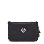 Kipling Extra Large Purse (With Wristlet) Female Eyelet Black Creativity Xl  -  I7841-2HC