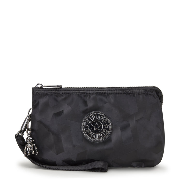 KIPLING Extra Large Purse (With Wristlet) Female Black 3D K Jacquard Creativity Xl