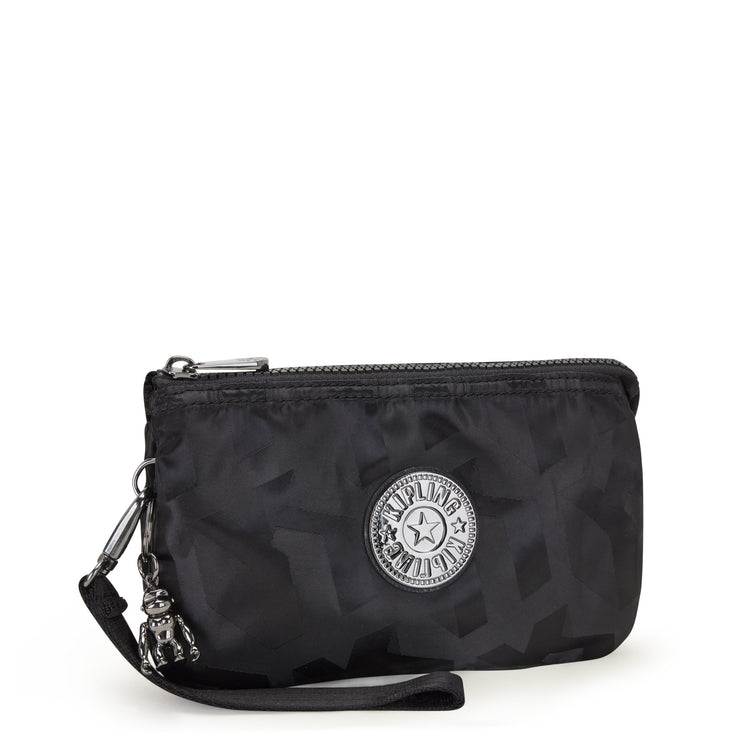 Kipling Extra Large Purse (With Wristlet) Female Black 3D K Jacquard Creativity Xl  -  I7853-2NW