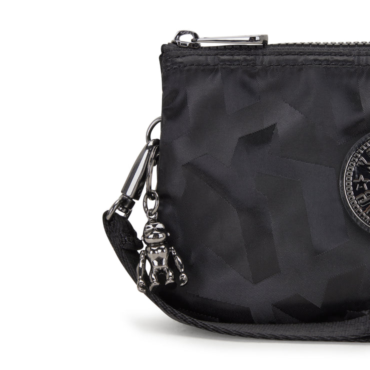 Kipling Extra Large Purse (With Wristlet) Female Black 3D K Jacquard Creativity Xl  -  I7853-2NW