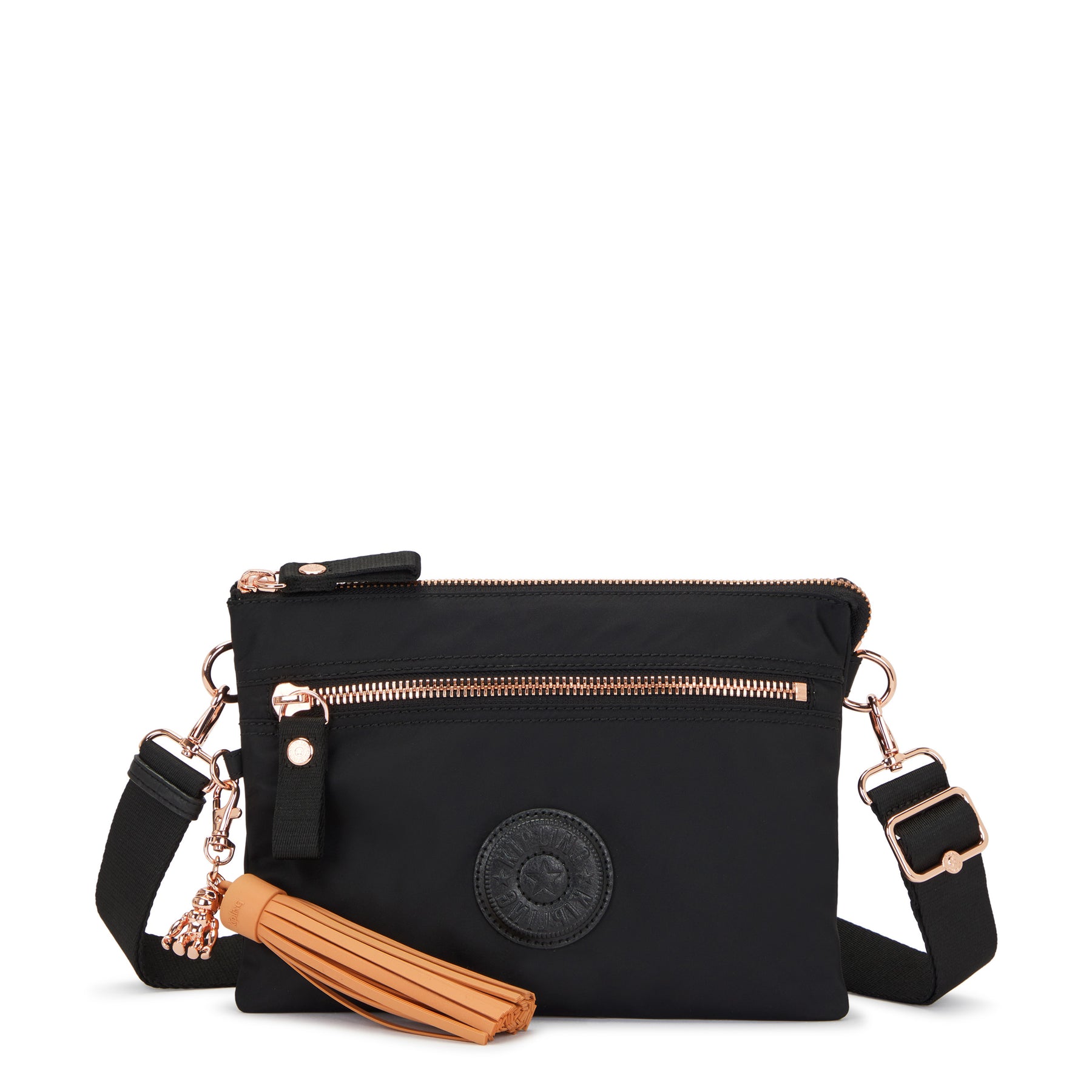 Kipling Small Crossbody (With Removable Strap) Female Rose Black Riri