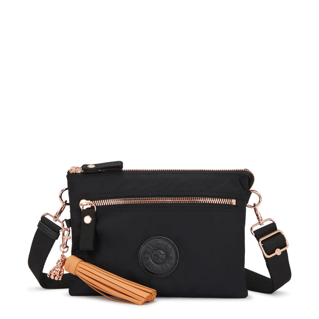 KIPLING Small Crossbody (With Removable Strap) Female Rose Black Riri L