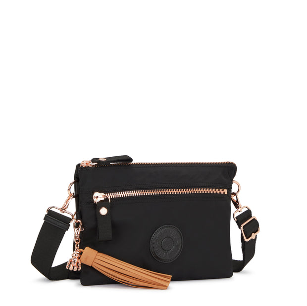 Kipling Small Crossbody (With Removable Strap) Female Rose Black Riri L