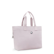 KIPLING Large Tote with Laptop Compartment Female Gleam Silver Colissa