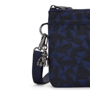 Kipling Small Crossbody (With Removable Strap) Female Endless Navy Jacquard Riri