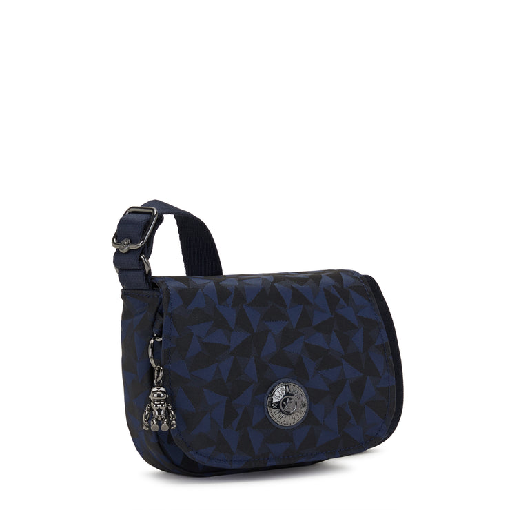 Kipling Crossbody Female Endless Navy Jacquard Loreen Mini