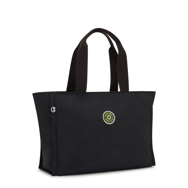 Kipling Large Tote Female New Valley Black Nalo