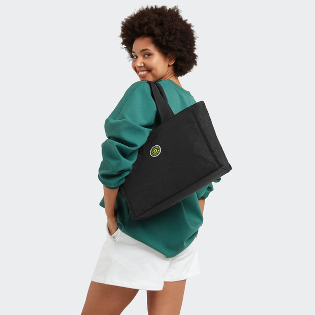 Kipling Large Tote Female New Valley Black Nalo