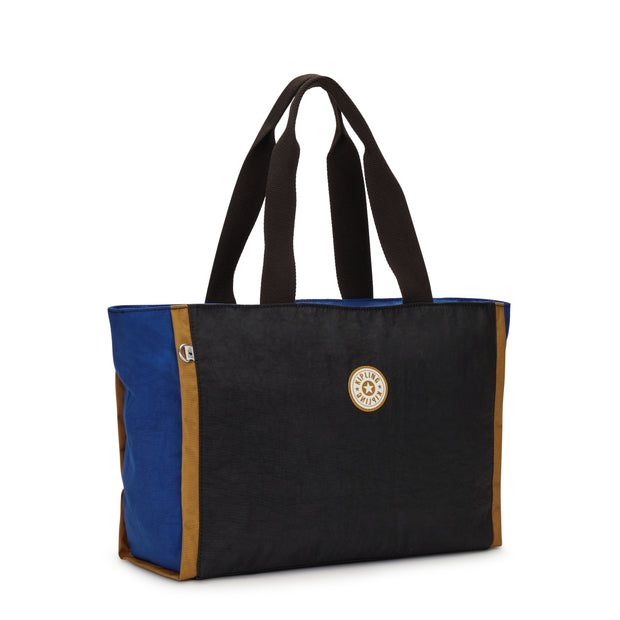 Kipling Large Tote Female Duo Blue Beige Nalo